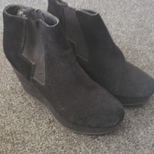 Suede booties